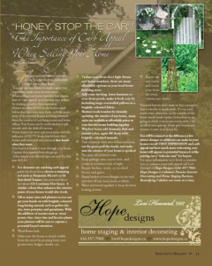 Featured Article in Terra Cotta Magazine – The Importance of curb appeal when selling your home
